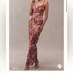 Bronx and Banco Dahlia Leona Embroidered Gown